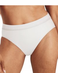 Bali One Smooth U Modern Microfiber Hi-Leg Panty White Sale Online