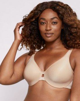 Bali Lilyette by Bali Plunge Into Comfort Minimizer Bra Champagne Shimmer Sale Online