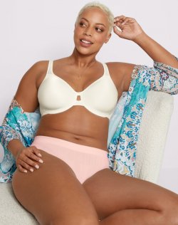 Bali Lilyette by Bali Plunge Into Comfort Minimizer Bra Ivory Sale Online