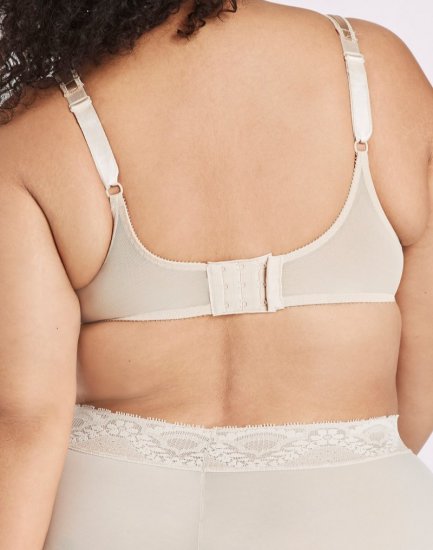 Bali Satin Tracings Underwire Minimizer Bra Nude Sale Online - Click Image to Close