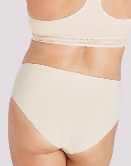 Bali Comfort Revolution® Brief with Lace Latte Lift Sale Online - Click Image to Close
