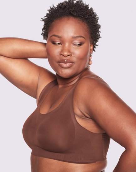 Bali Comfort Revolution EasyLite Wireless Bra Warm Cocoa Brown Sale Online - Click Image to Close