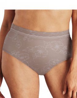 Bali One Smooth U® Modern Microfiber Brief Evening Blush/Gloss Floral Print Sale Online