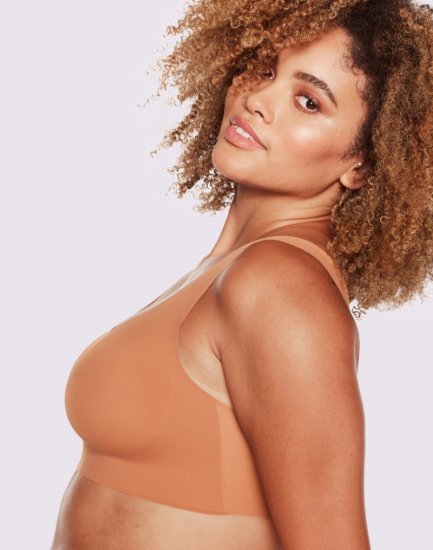 Bali Comfort Revolution EasyLite Wireless Bra Cinnamon Butter Sale Online - Click Image to Close