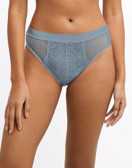 Bali One Smooth U Perfectly Pretty Lace Mesh Hi Cut Soft Blue-Grey Sale Online - Click Image to Close