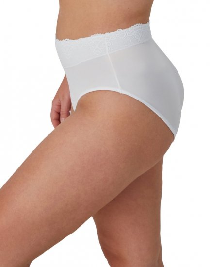 Bali Passion for Comfort® Hi-Cut Panty White Sale Online - Click Image to Close