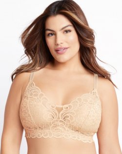 Bali Lace Desire Wireless Bra Latte Lift Sale Online