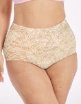 Bali Light Control Shaping Brief, 2-Pack Nude/Lace For Flower Sale Online