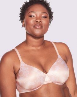 Bali One Smooth U Smoothing & Concealing Underwire Bra Sandshell/White Leaf Print Sale Online