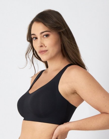 Bali Comfort Revolution Easylite Back Close Wireless Bra Black Sale Online - Click Image to Close
