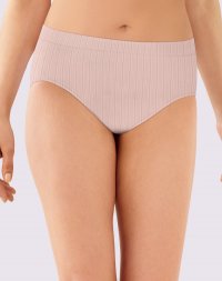 Bali One Smooth U All-Around Smoothing Hi-Cut Panty Gloss Rib Sale Online