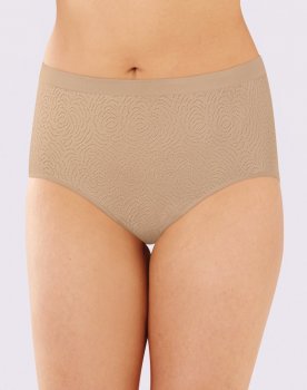 Bali Comfort Revolution Seamless Brief Nude Damask Sale Online