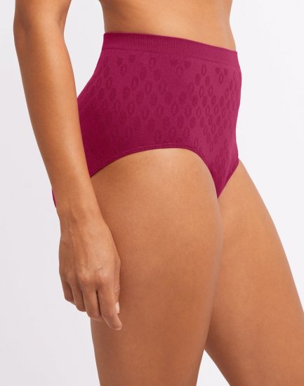 Bali Comfort Revolution Seamless Brief Magenta Zeal Dot Sale Online - Click Image to Close