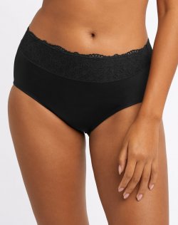 Bali Passion for Comfort® Hi-Cut Panty Black Lace Sale Online