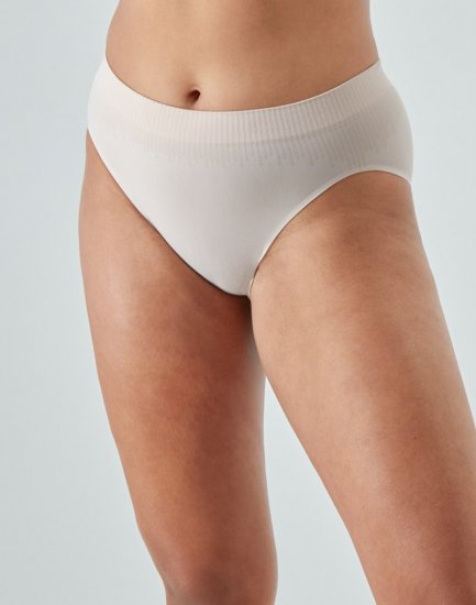 Bali Comfort Revolution Modern Seamless Hi-Cut Panty Sandshell Sale Online - Click Image to Close