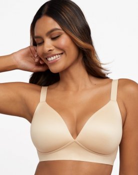 Bali Comfort Revolution T-Shirt Wireless Bra, Soft Touch Almond Sale Online