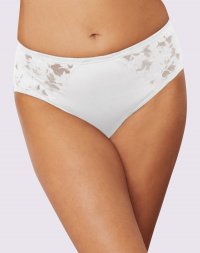 Bali Passion For Comfort Lace Brief White Sale Online