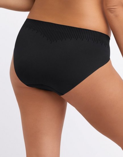 Bali Comfort Revolution Modern Seamless Hi-Cut Panty Black Sale Online - Click Image to Close