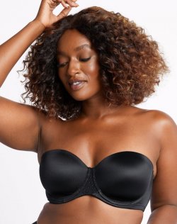 Bali One Smooth U® Stay in Place Strapless Bra Black Sale Online