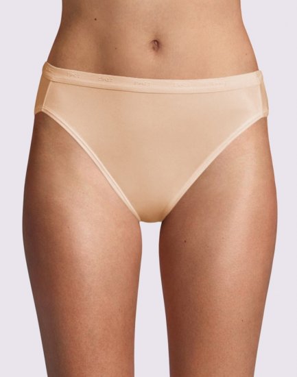 Bali Full-Cut-Fit Hi-Cut Panty Taupe Sale Online - Click Image to Close