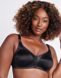 Bali Double Support Wireless Bra Black Sale Online