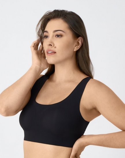 Bali Comfort Revolution EasyLite Wireless Bra Black Sale Online - Click Image to Close