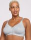 Bali Double Support Cotton Blend Wireless Bra Heather Grey Sale Online