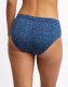 Bali One Smooth U Modern Microfiber Hi-Leg Panty Regal Navy Dot Print Sale Online