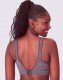 Bali Comfort Revolution ComfortFlex Fit Seamless 2-Ply Wireless Bra Gravel Grey Heather Sale Online