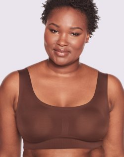 Bali Comfort Revolution EasyLite Wireless Bra Warm Cocoa Brown Sale Online