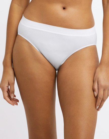Bali Comfort Revolution Modern Seamless Hi-Cut Panty White Sale Online - Click Image to Close