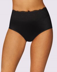 Bali Passion For Comfort Brief Panty Black Lace Sale Online