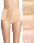 Bali Double Support Briefs, 3-Pack Soft Taupe/Light Beige/Blushing Pink Sale Online