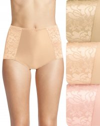 Bali Double Support Briefs, 3-Pack Soft Taupe/Light Beige/Blushing Pink Sale Online