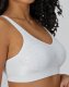 Bali Comfort Revolution ComfortFlex Fit Shaping Wireless Bra White Dot Sale Online