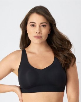 Bali Comfort Revolution Easylite Back Close Wireless Bra Black Sale Online