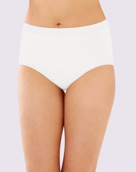 Bali Comfort Revolution Microfiber Brief, 3-Pack White/White/White Sale Online