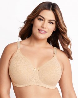 Bali Lace 'N Smooth Underwire Bra Nude Sale Online