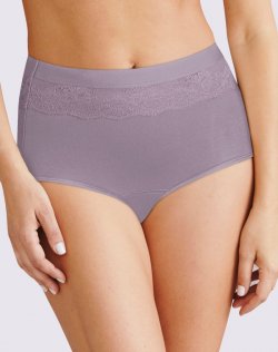 Bali Beautifully Confident Light Leak & Period Protection Brief Perfectly Purple Sale Online