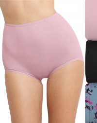 Bali Skimp Skamp Brief, 3-Pack Studio Pink/Black/Soft Blue Grey Leo Sale Online