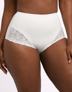 Bali Shaping Brief with Lace 2-Pack White Sale Online