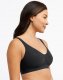 Bali Comfort Revolution ComfortFlex Fit Seamless 2-Ply Wireless Bra Black Aztec Sale Online