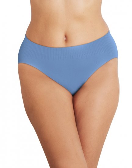Bali Comfort Revolution Modern Seamless Hi-Cut Panty Lightest Blue Sale Online - Click Image to Close