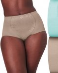 Bali Jacquard Shaping Brief 2-Pack Blue Spearmint Jacquard/Evening Blush Jacquard Sale Online