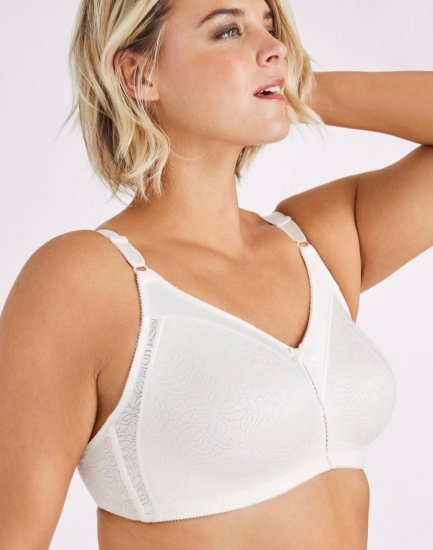 Bali Double Support Lace Wireless Bra Porcelain Sale Online - Click Image to Close