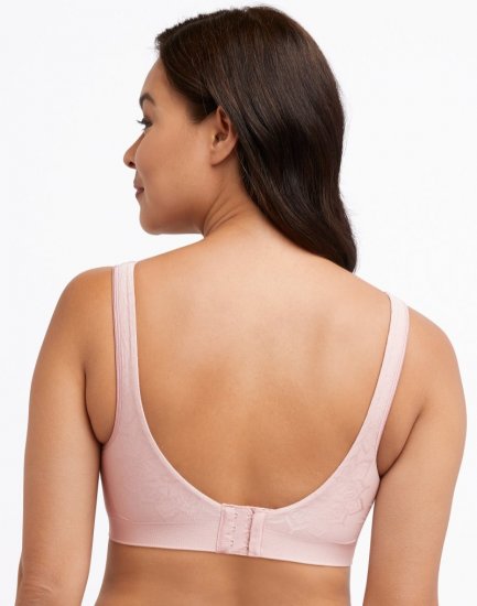 Bali Comfort Revolution ComfortFlex Fit Seamless 2-Ply Wireless Bra Studio Pink Aztec Sale Online - Click Image to Close